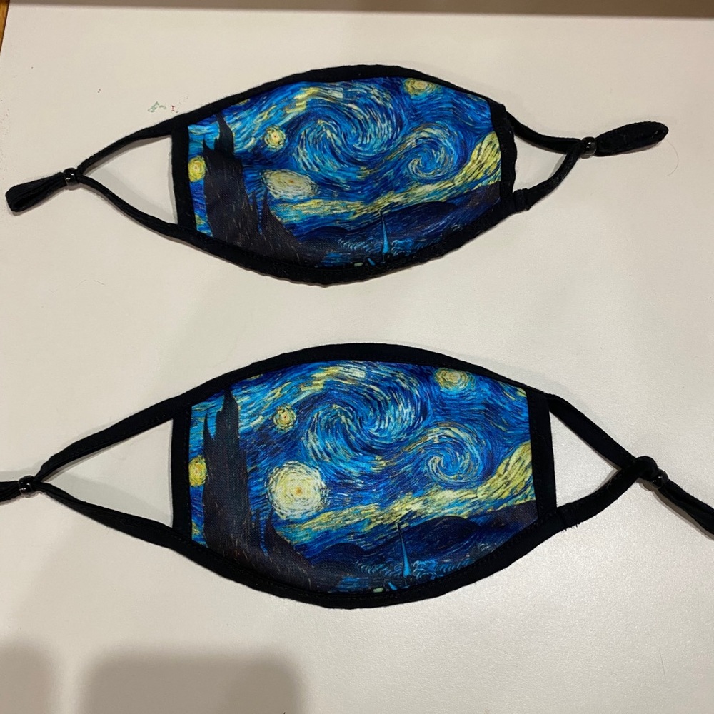 NWOT Brave New Look 2 Pack Starry Night face mask